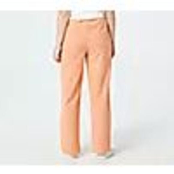 Denim & Co Womens 3X Regular Classic Waist Gauze Pants Medium Gray Drawstring NW - Picture 4 of 7